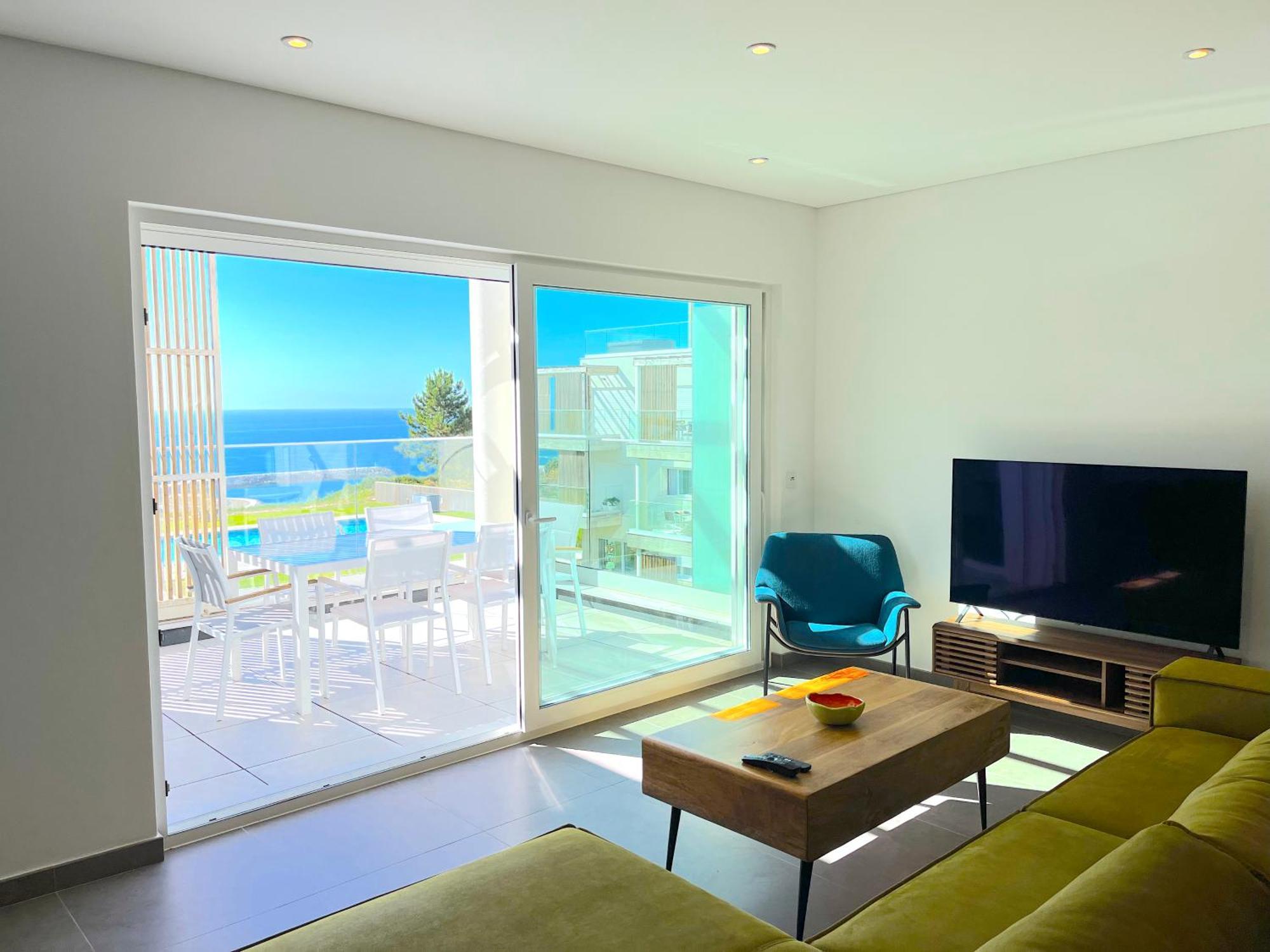 Mar A Vista - Condominium With Pool, Gym And Sea Views 나자레 외부 사진