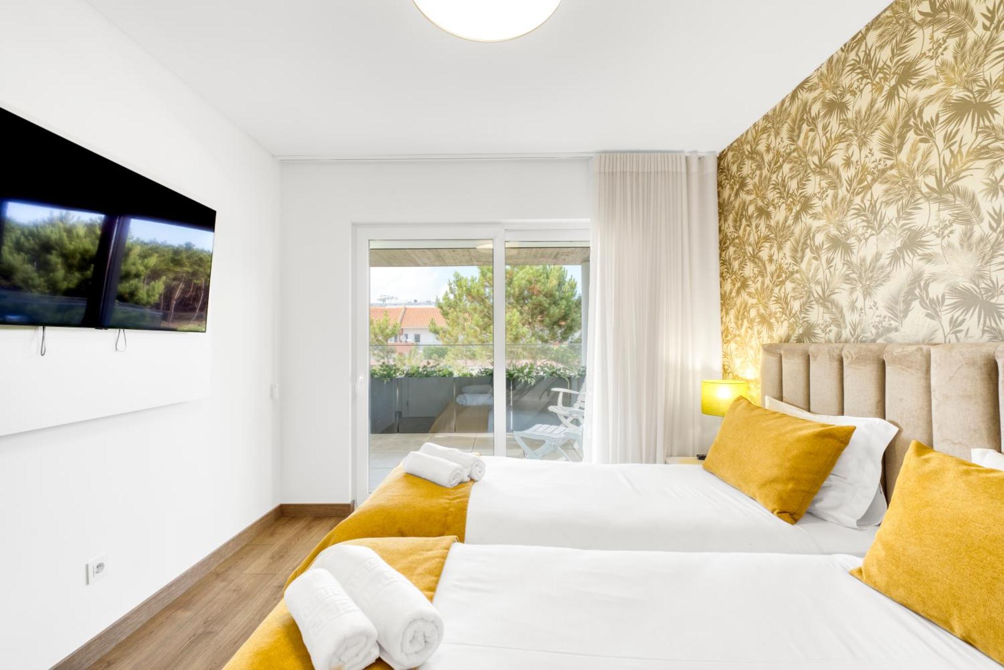 Mar A Vista - Condominium With Pool, Gym And Sea Views 나자레 객실 사진