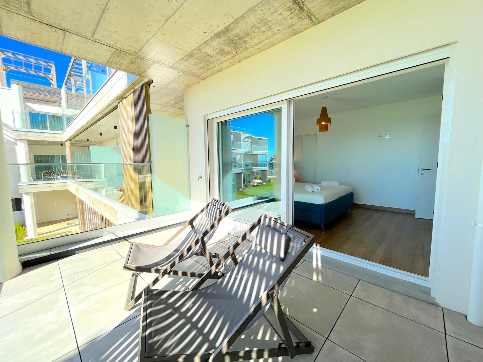 Mar A Vista - Condominium With Pool, Gym And Sea Views 나자레 외부 사진