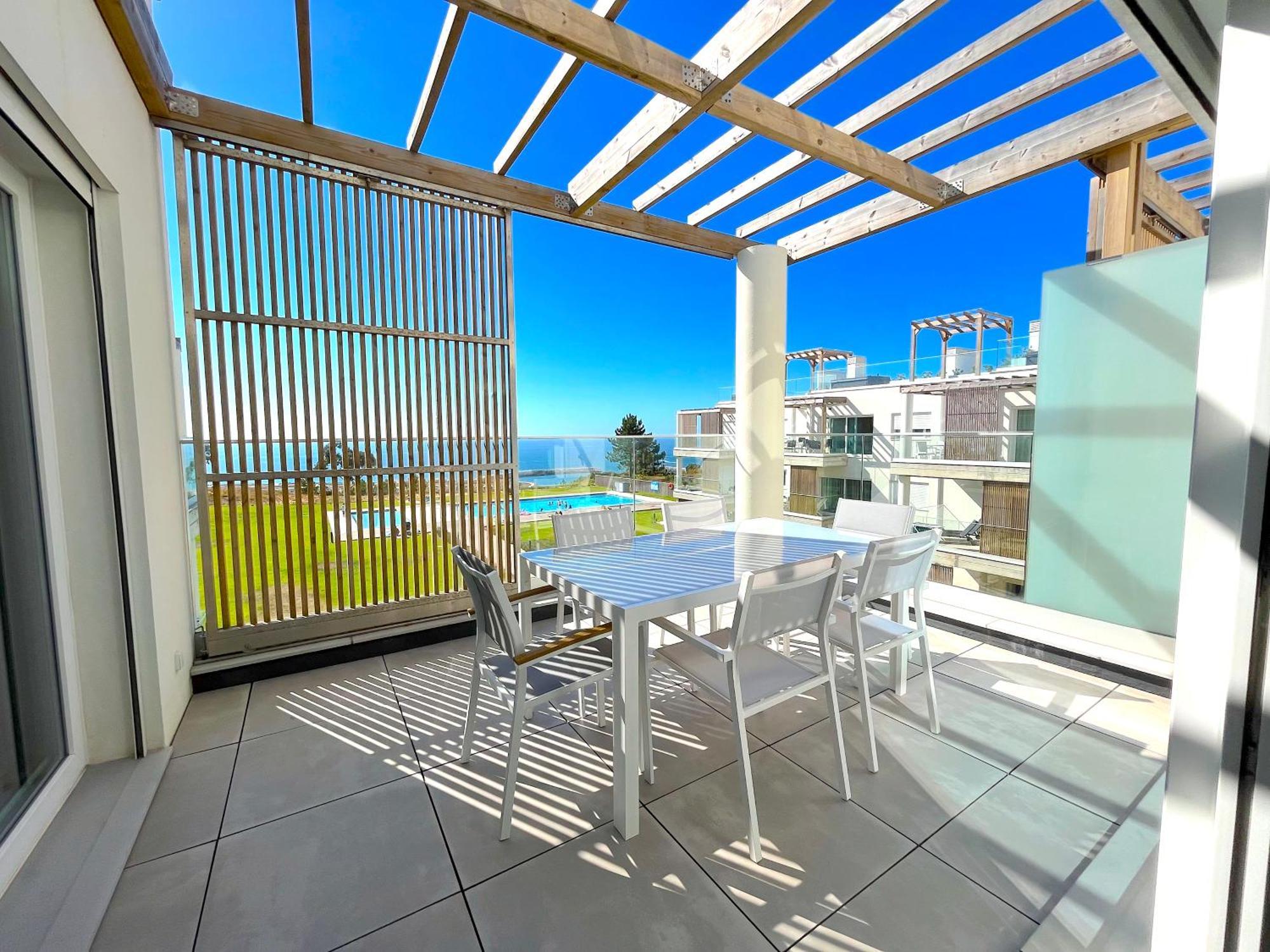 Mar A Vista - Condominium With Pool, Gym And Sea Views 나자레 외부 사진