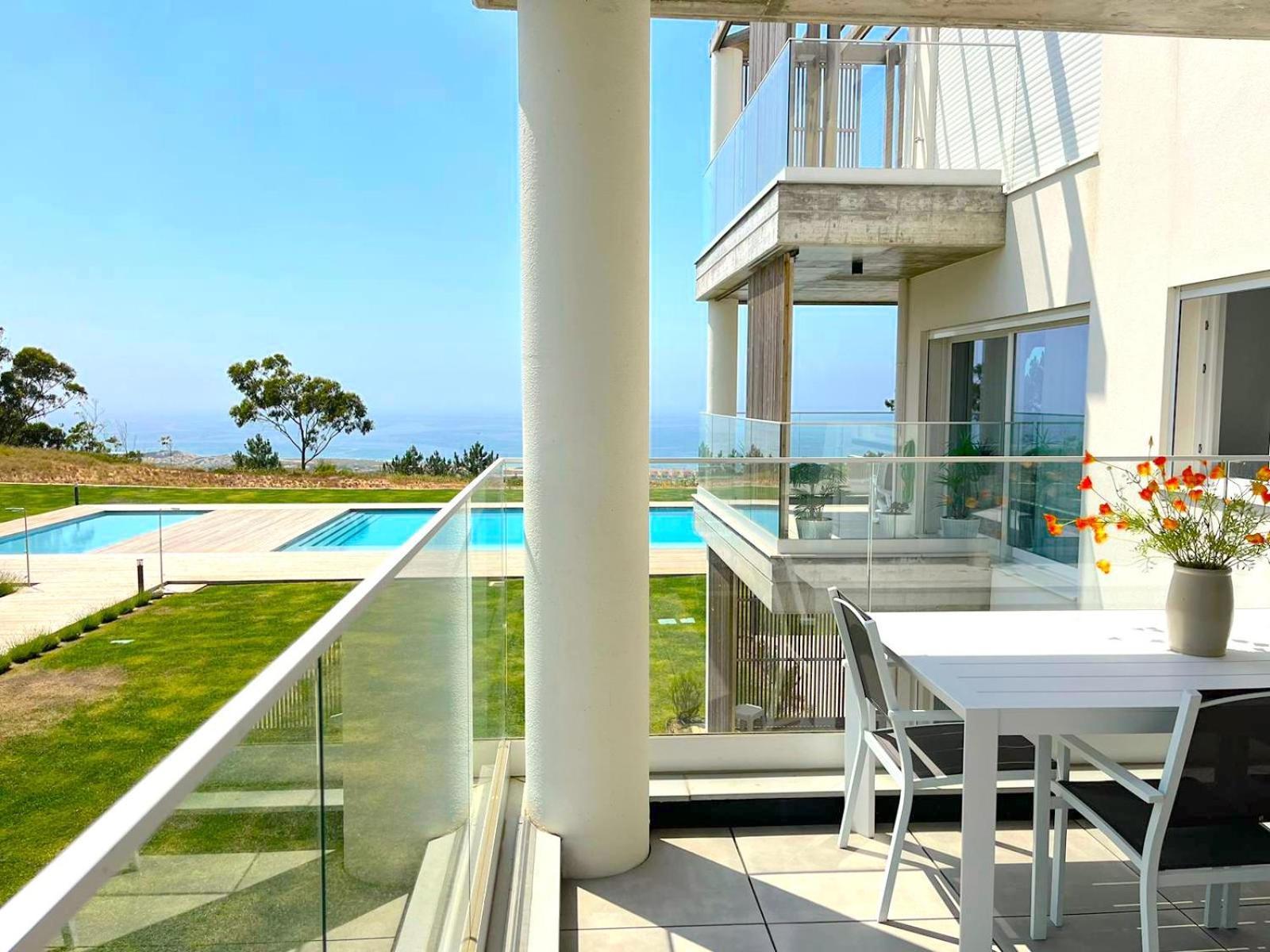 Mar A Vista - Condominium With Pool, Gym And Sea Views 나자레 외부 사진
