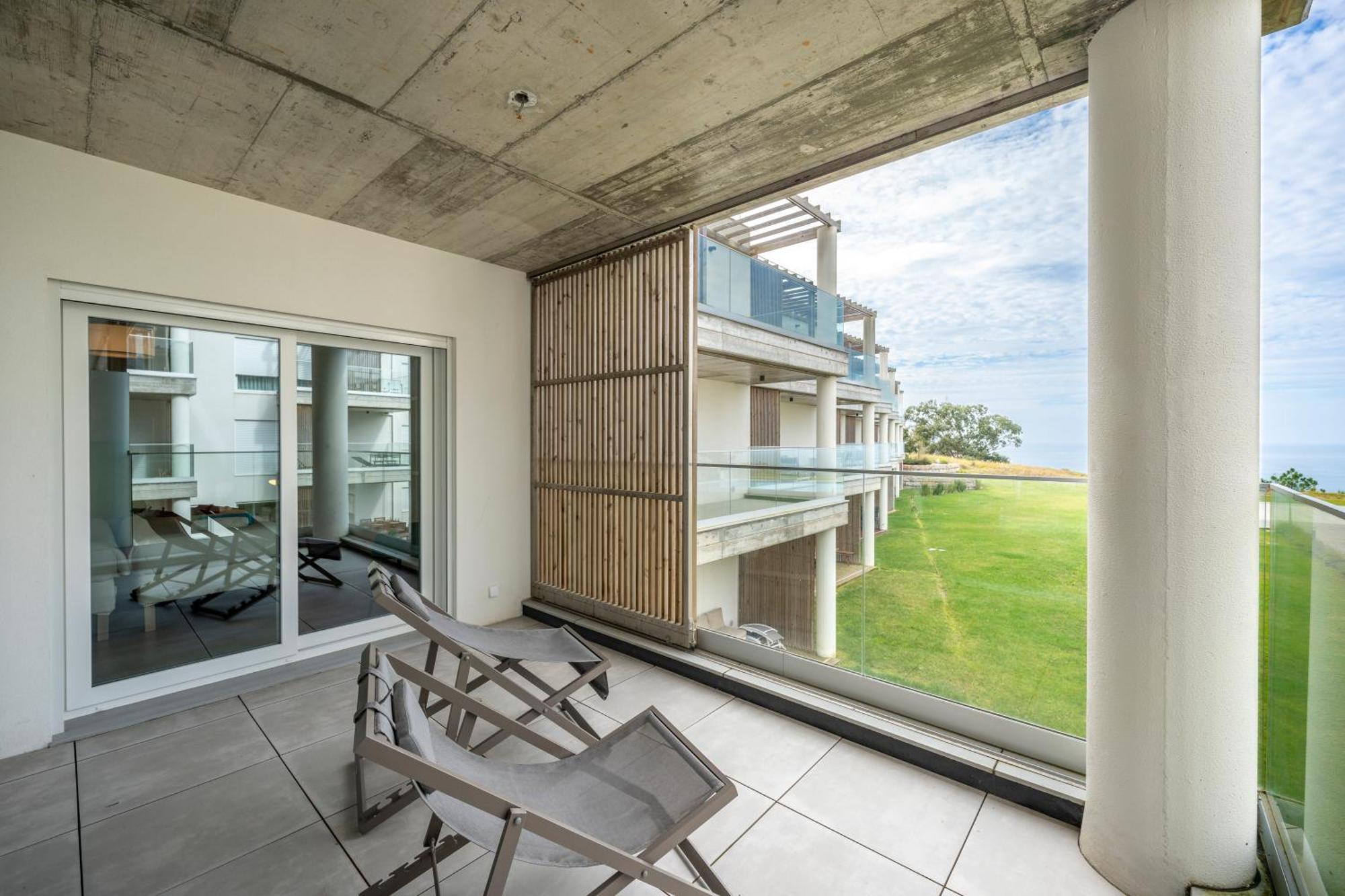 Mar A Vista - Condominium With Pool, Gym And Sea Views 나자레 객실 사진