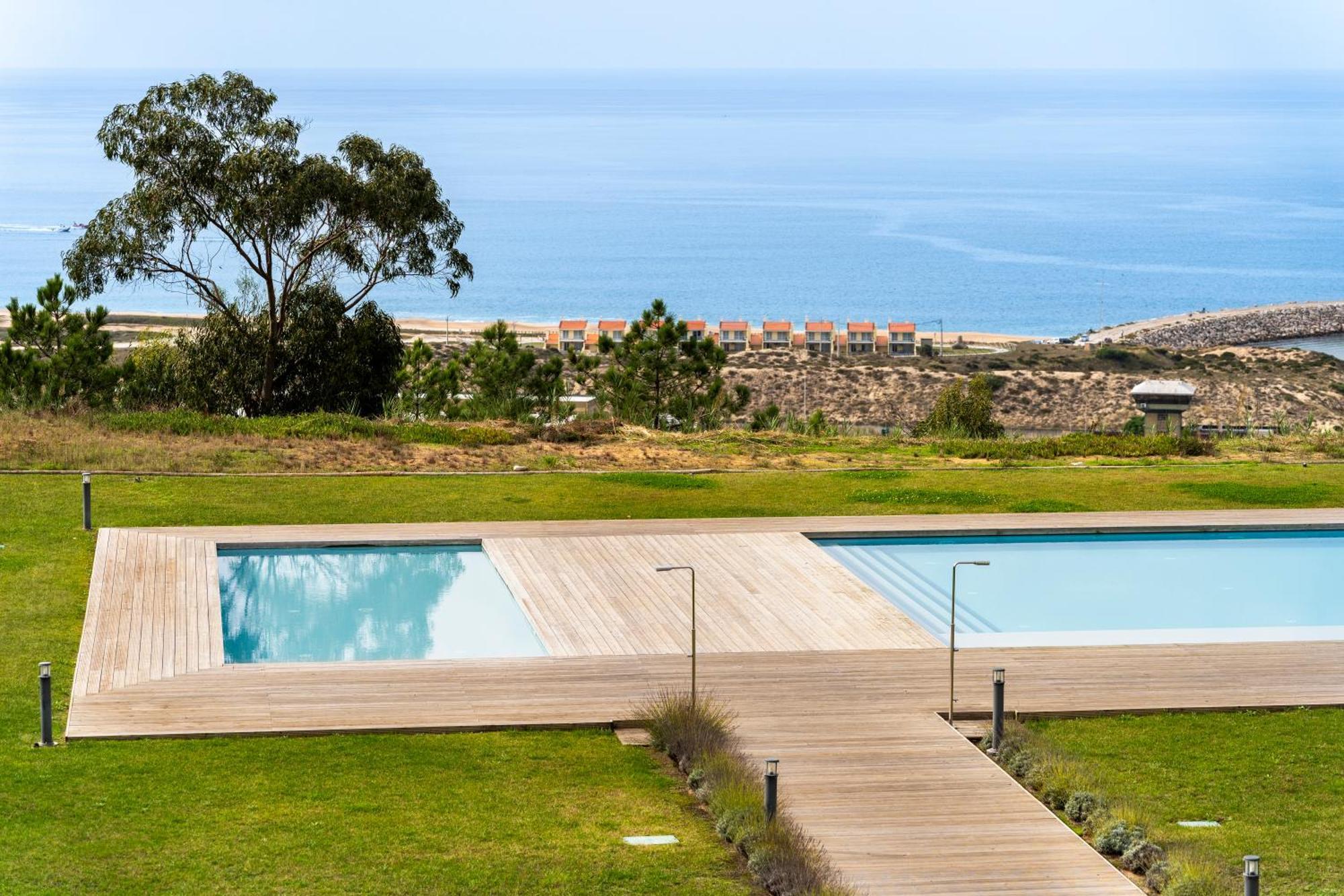Mar A Vista - Condominium With Pool, Gym And Sea Views 나자레 객실 사진